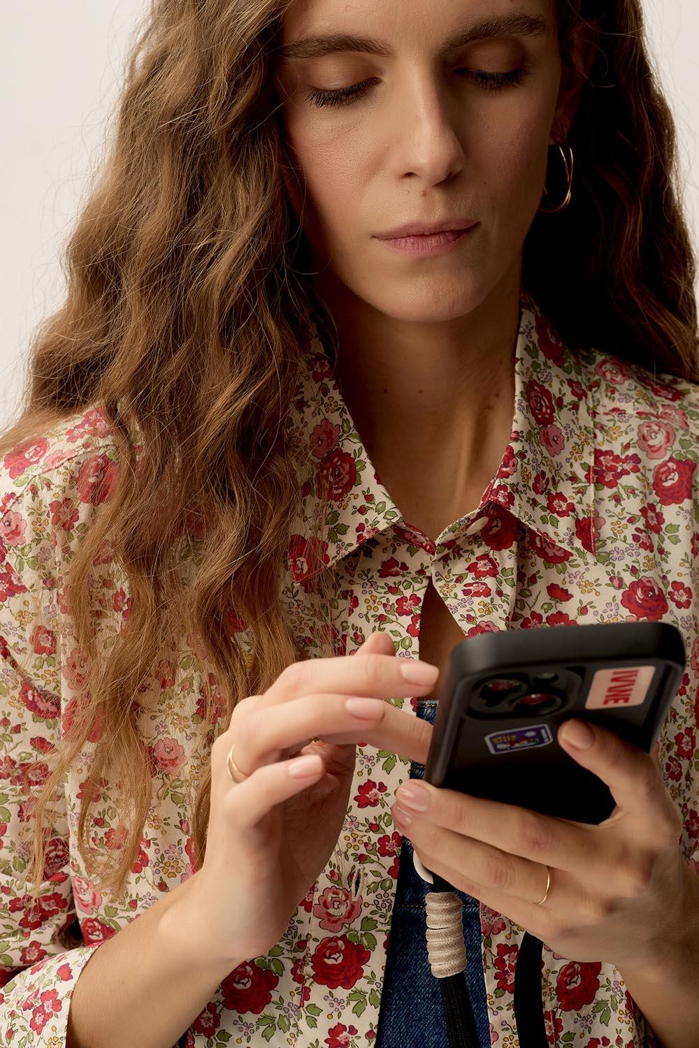 Des Petit Hauts Chemise Elou En Tissu Liberty Romy