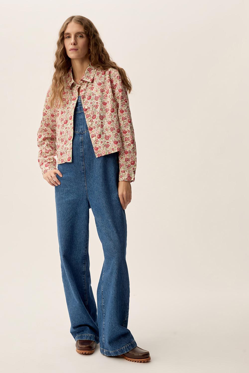 Des Petit Hauts Chemise Elou En Tissu Liberty Romy