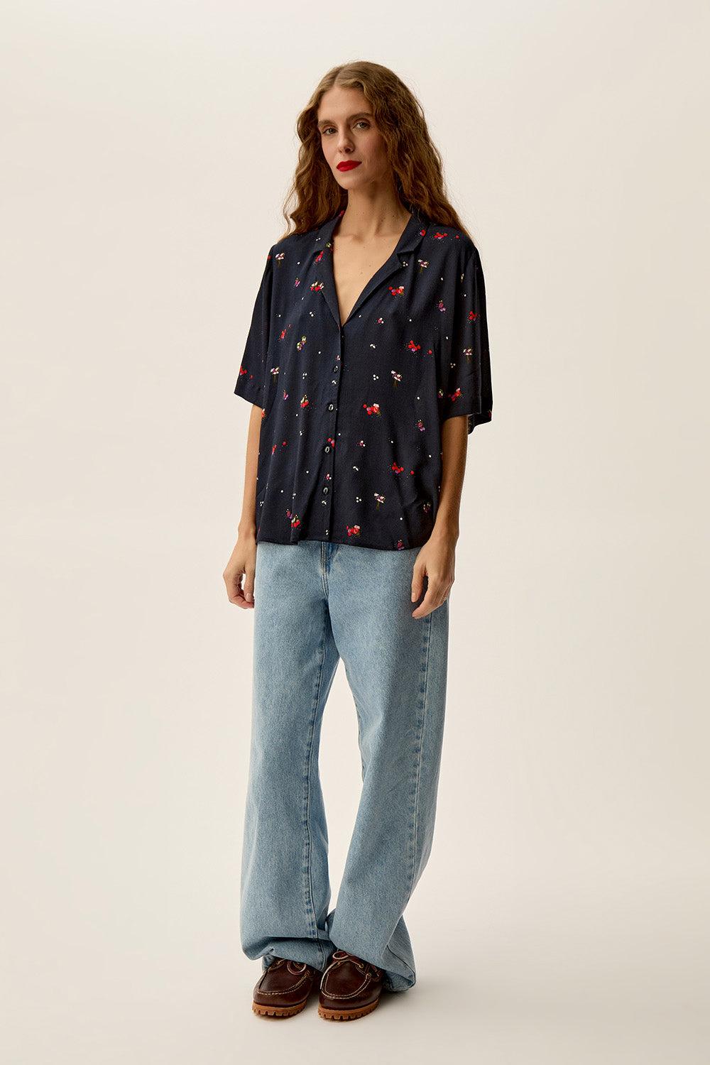 Des Petit Hauts Chemise Sablon Pomodoro