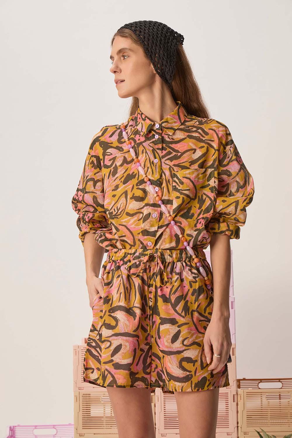 Des Petit Hauts Chemise Soline Wasabi