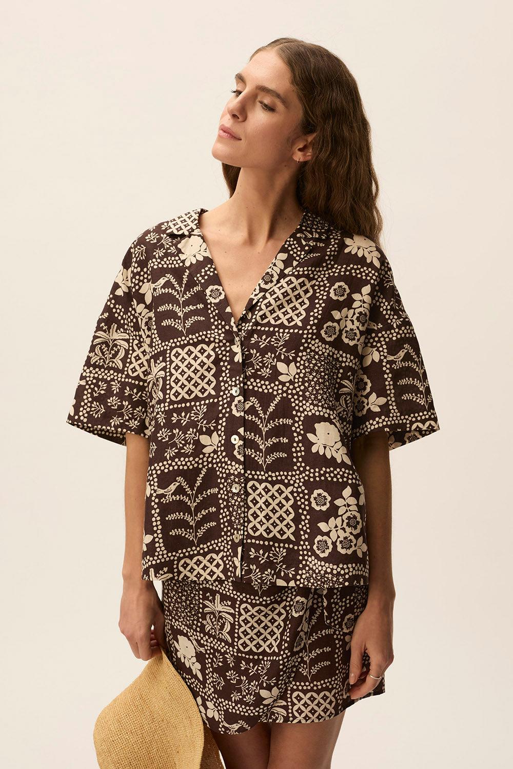 Des Petit Hauts Chemise Talisman Saki
