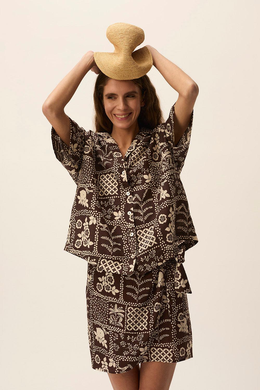 Des Petit Hauts Chemise Talisman Saki