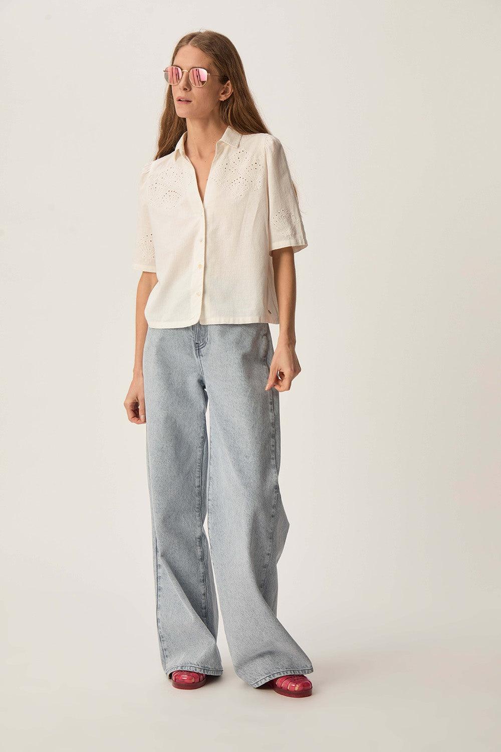 Des Petit Hauts Chemise Tamino Ecru