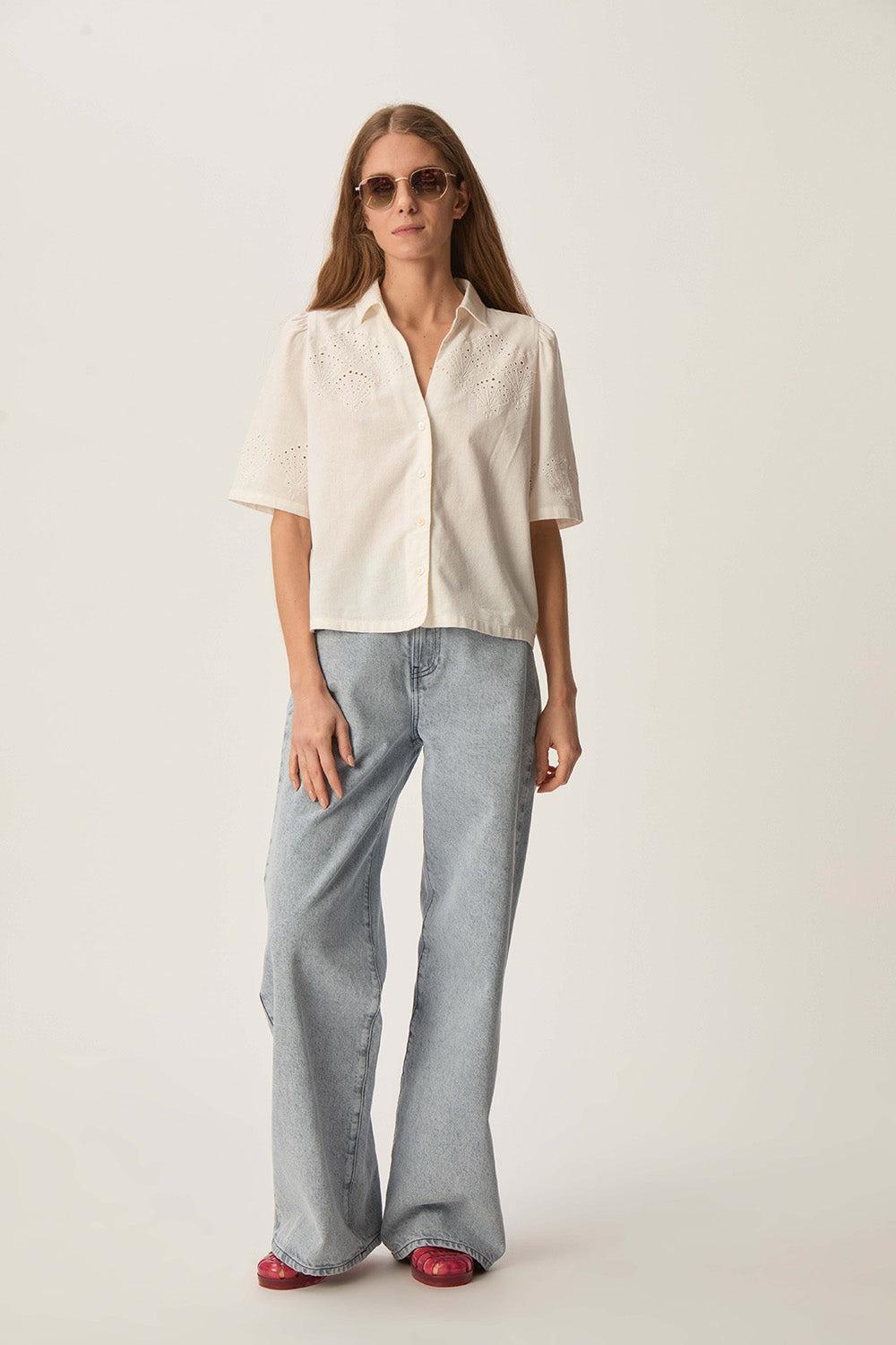 Des Petit Hauts Chemise Tamino Ecru