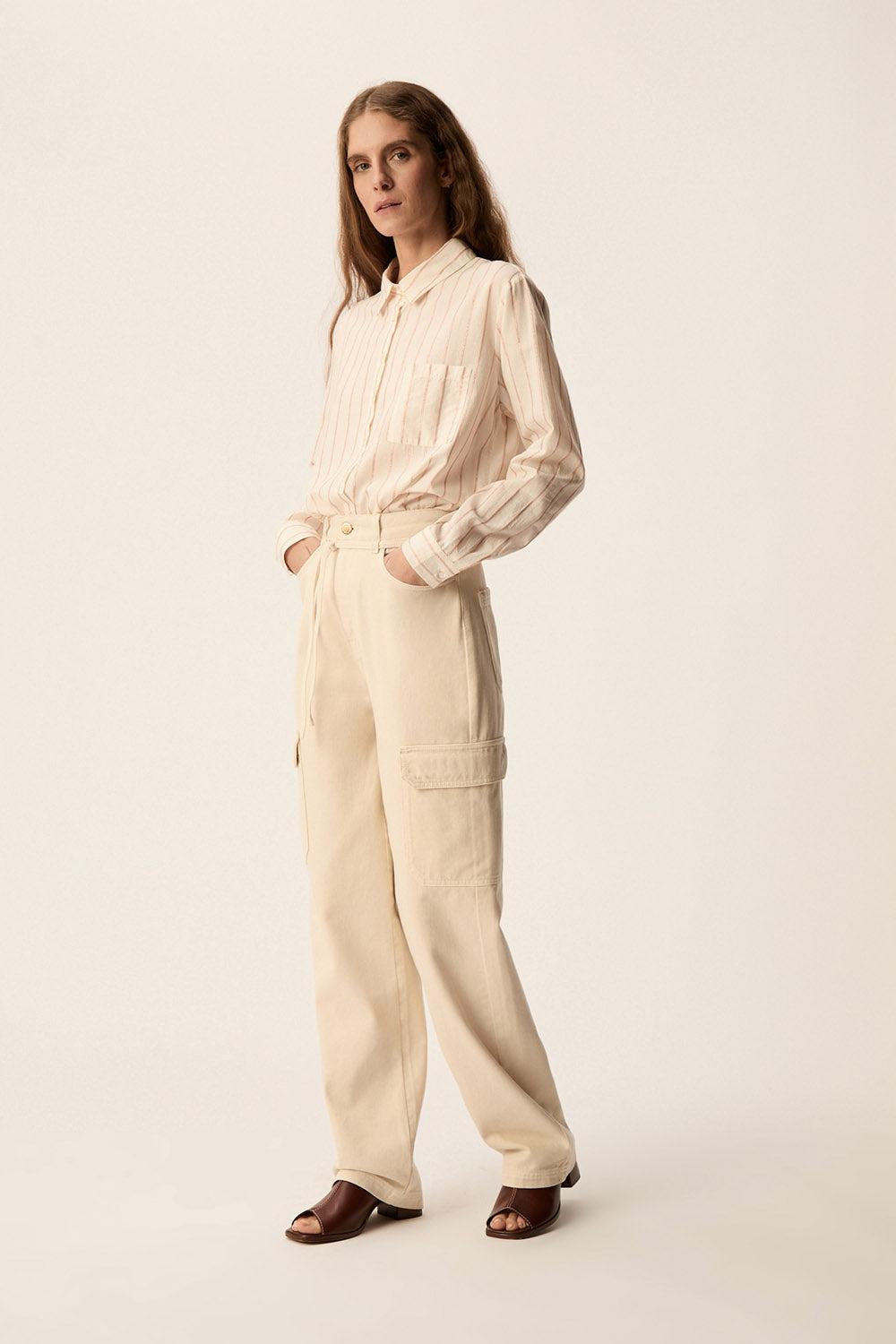 Des Petit Hauts Chemise Tinette Avoine