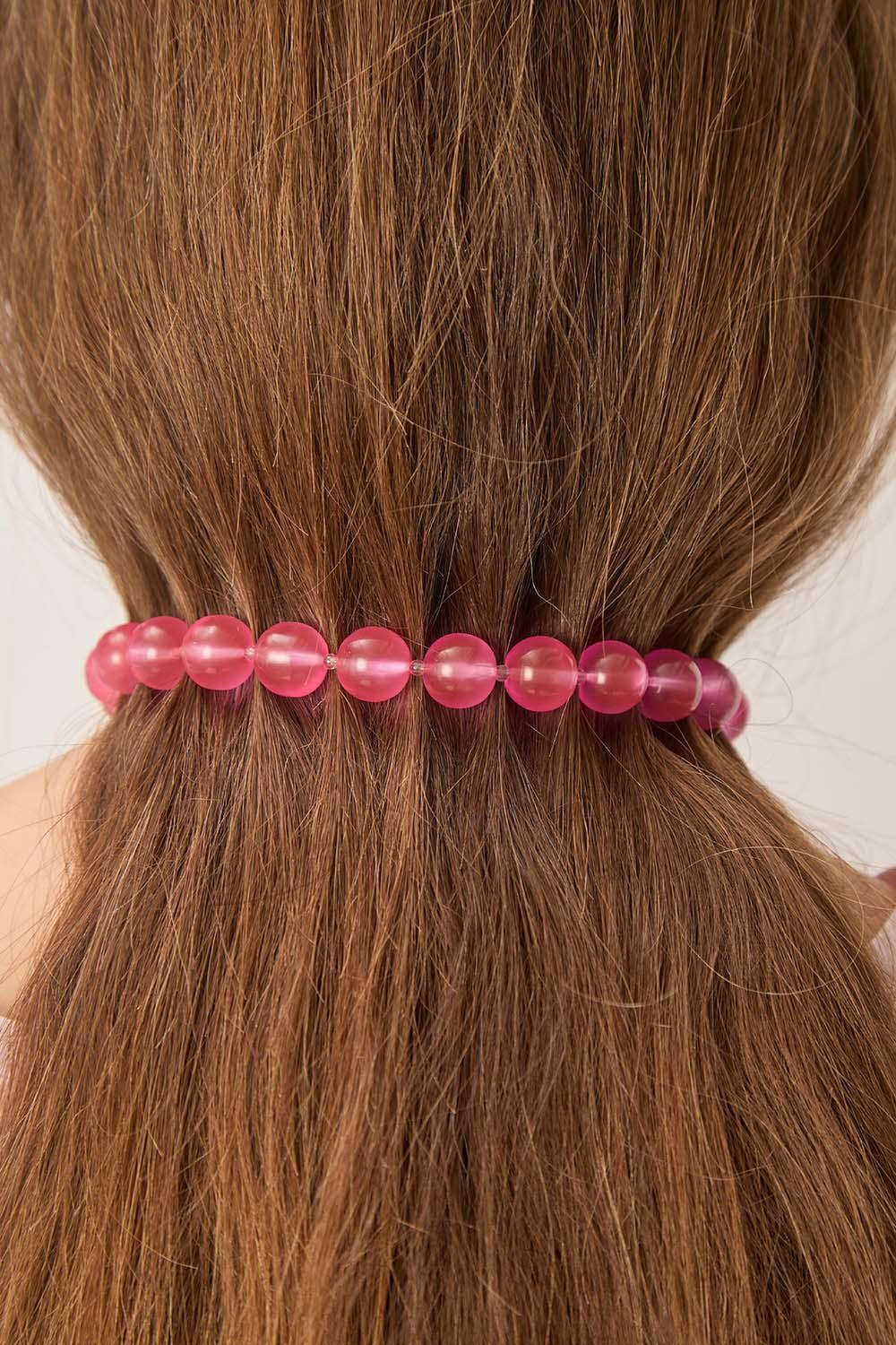 Des Petit Hauts Collier Naples Rose Fluo