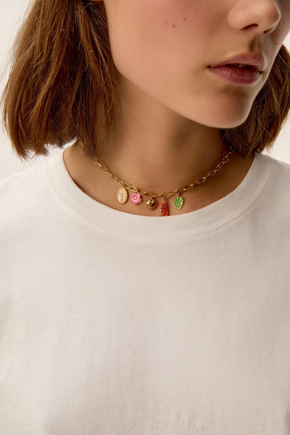 des petit hauts Collier Nocera Multico Or