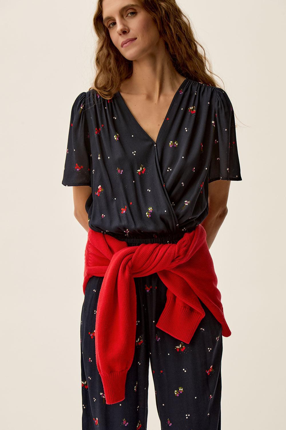 Des Petit Hauts Combi Pantalon Emilione Pomodoro