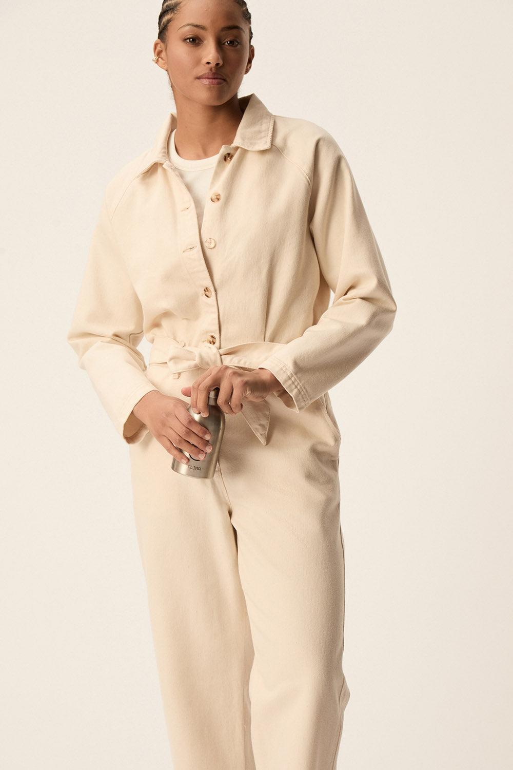 Des Petit Hauts Combi Pantalon Loustik Ecru