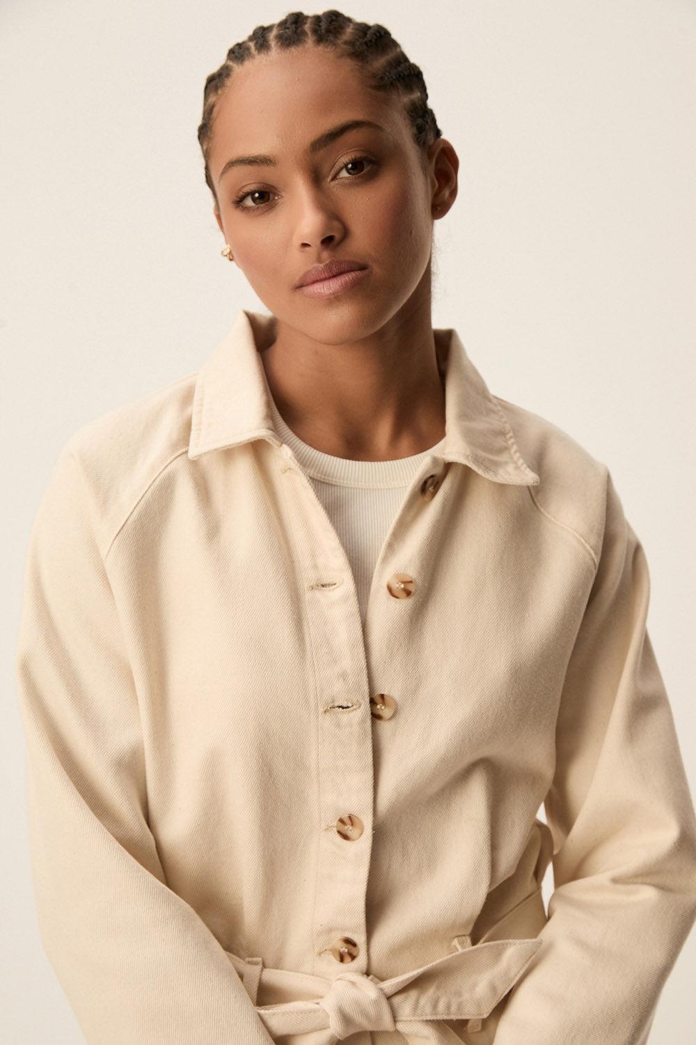 Des Petit Hauts Combi Pantalon Loustik Ecru