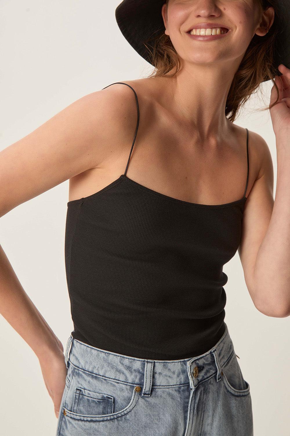 Des Petit Hauts Débardeur Giakomo Noir
