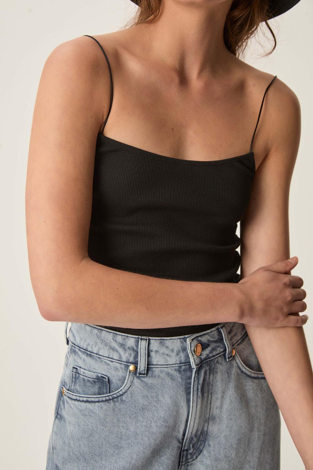 Des Petit Hauts Débardeur Giakomo Noir