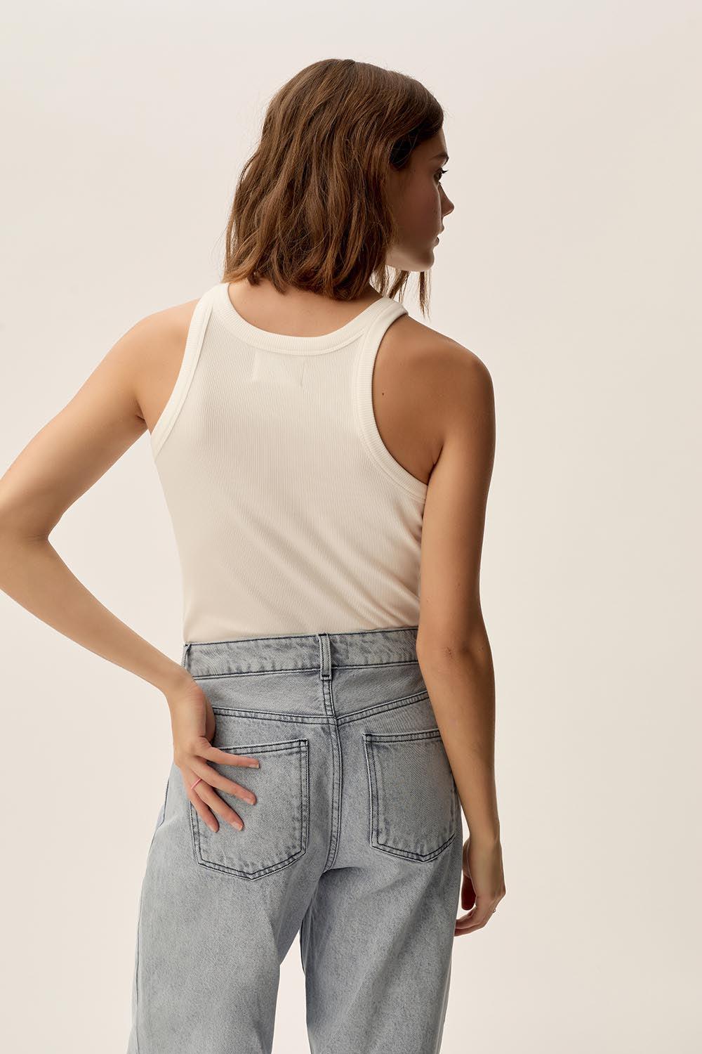 Des Petit Hauts Débardeur Gianna Blanc