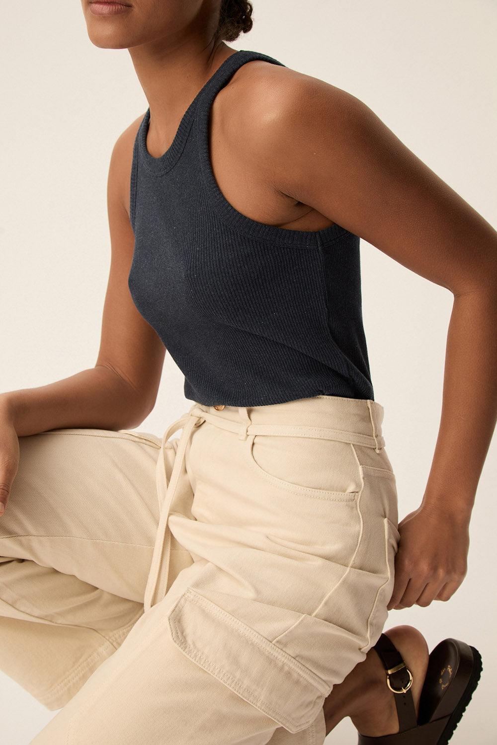 Des Petit Hauts Débardeur Hizia Indigo
