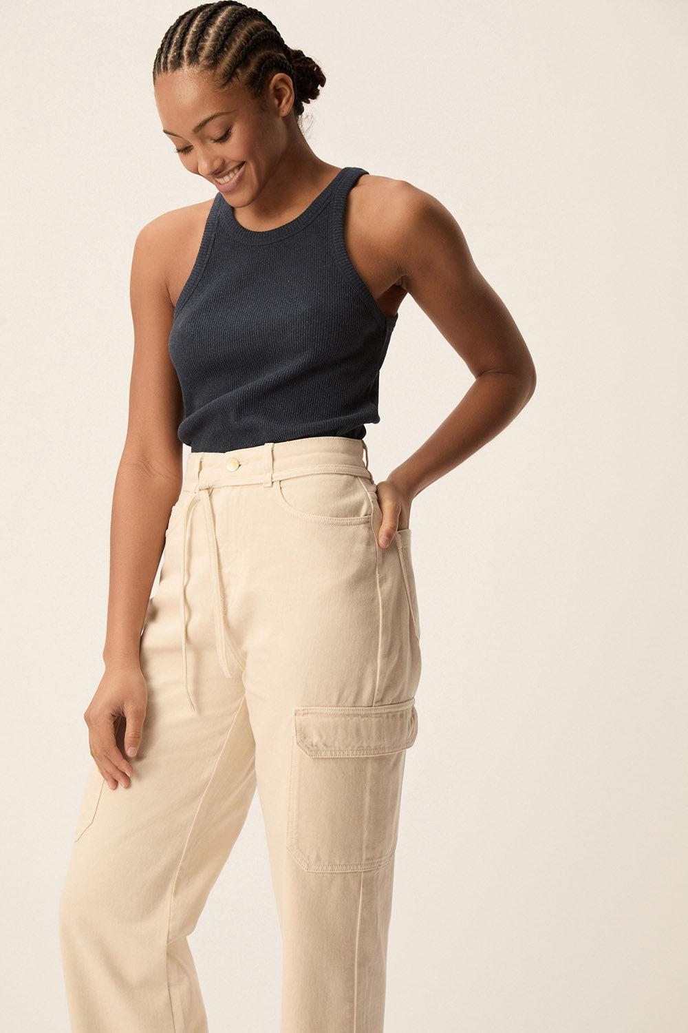 des petit hauts Débardeur Hizia Indigo