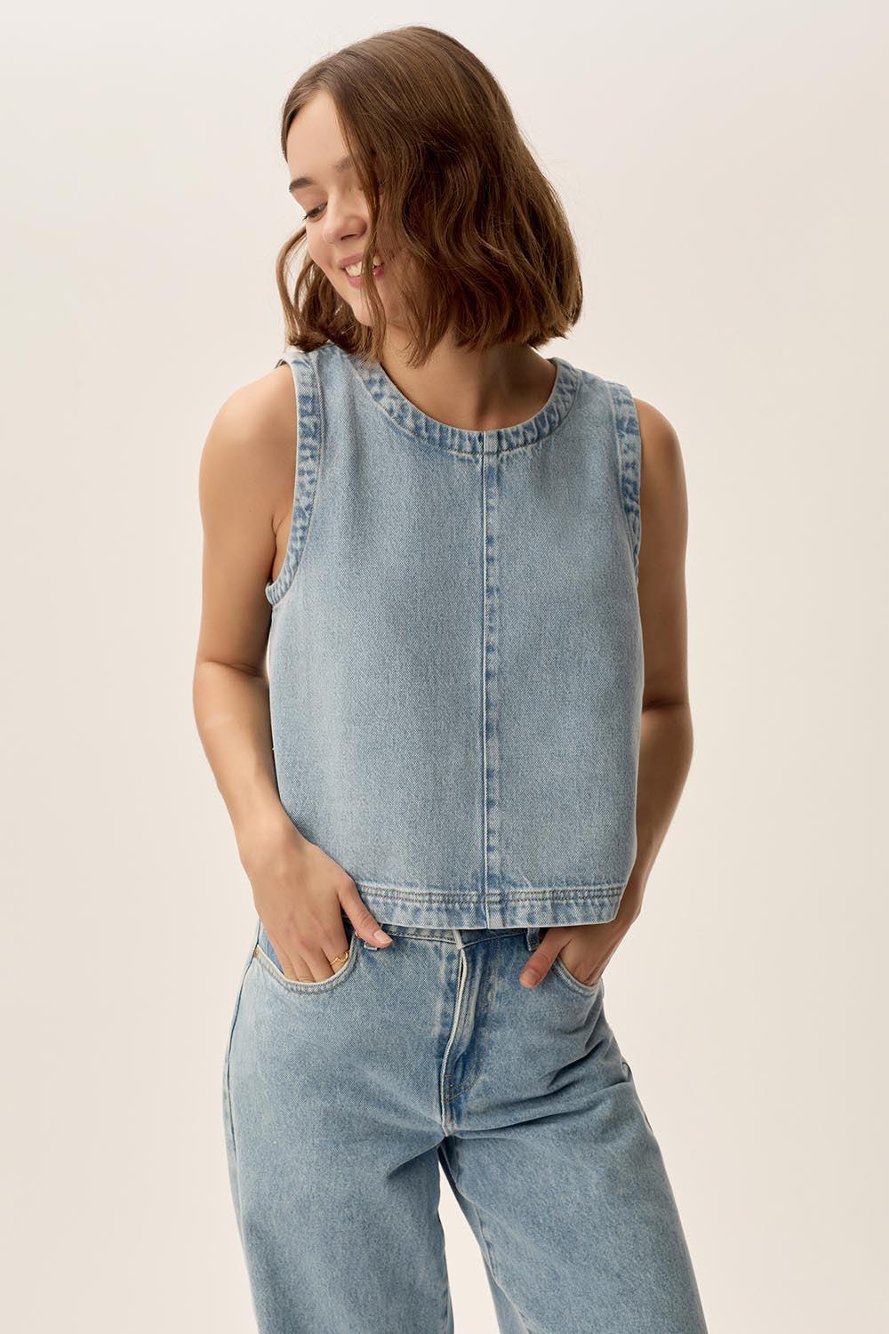 Des Petit Hauts Débardeur Louzou Bleach