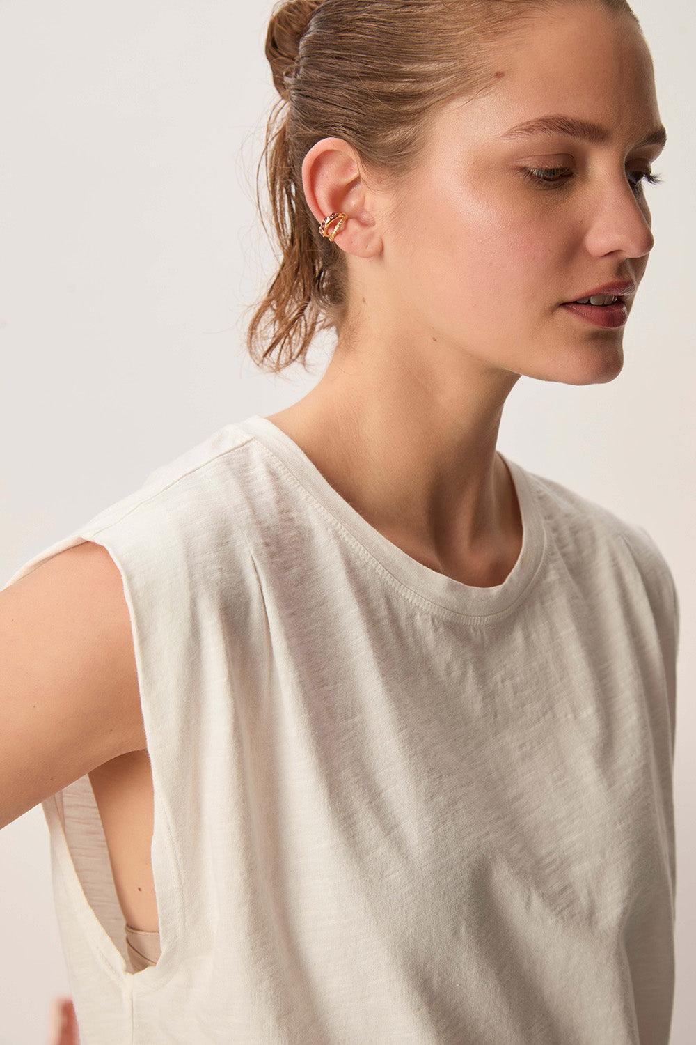 Des Petit Hauts Débardeur Zaeba Ecru