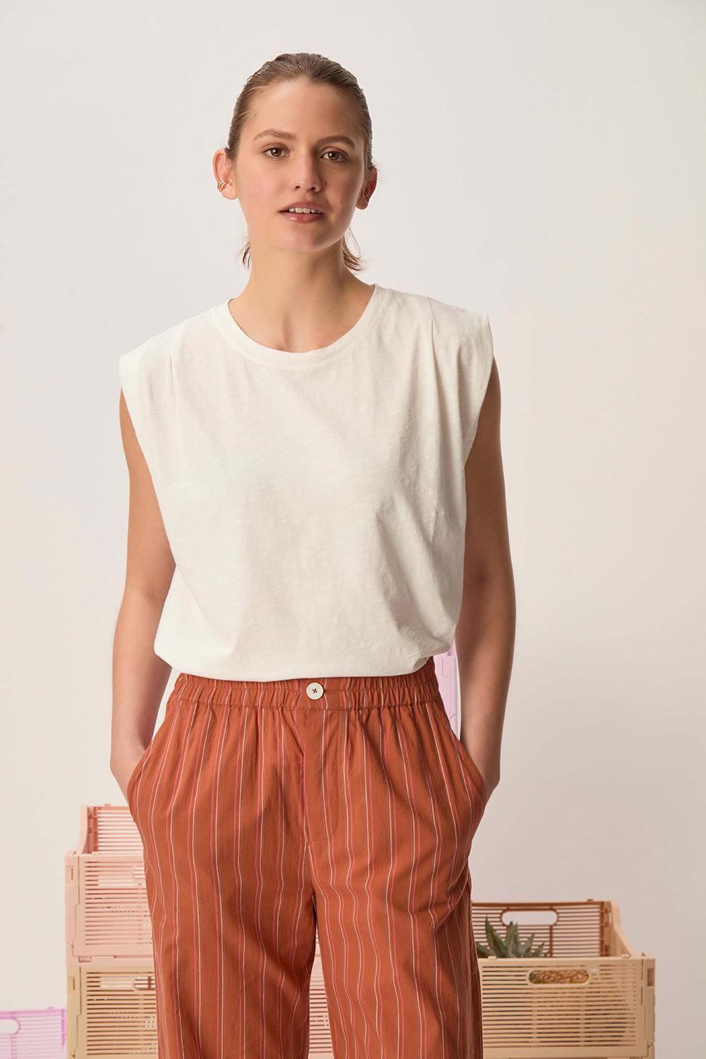 des petit hauts Débardeur Zaeba Ecru