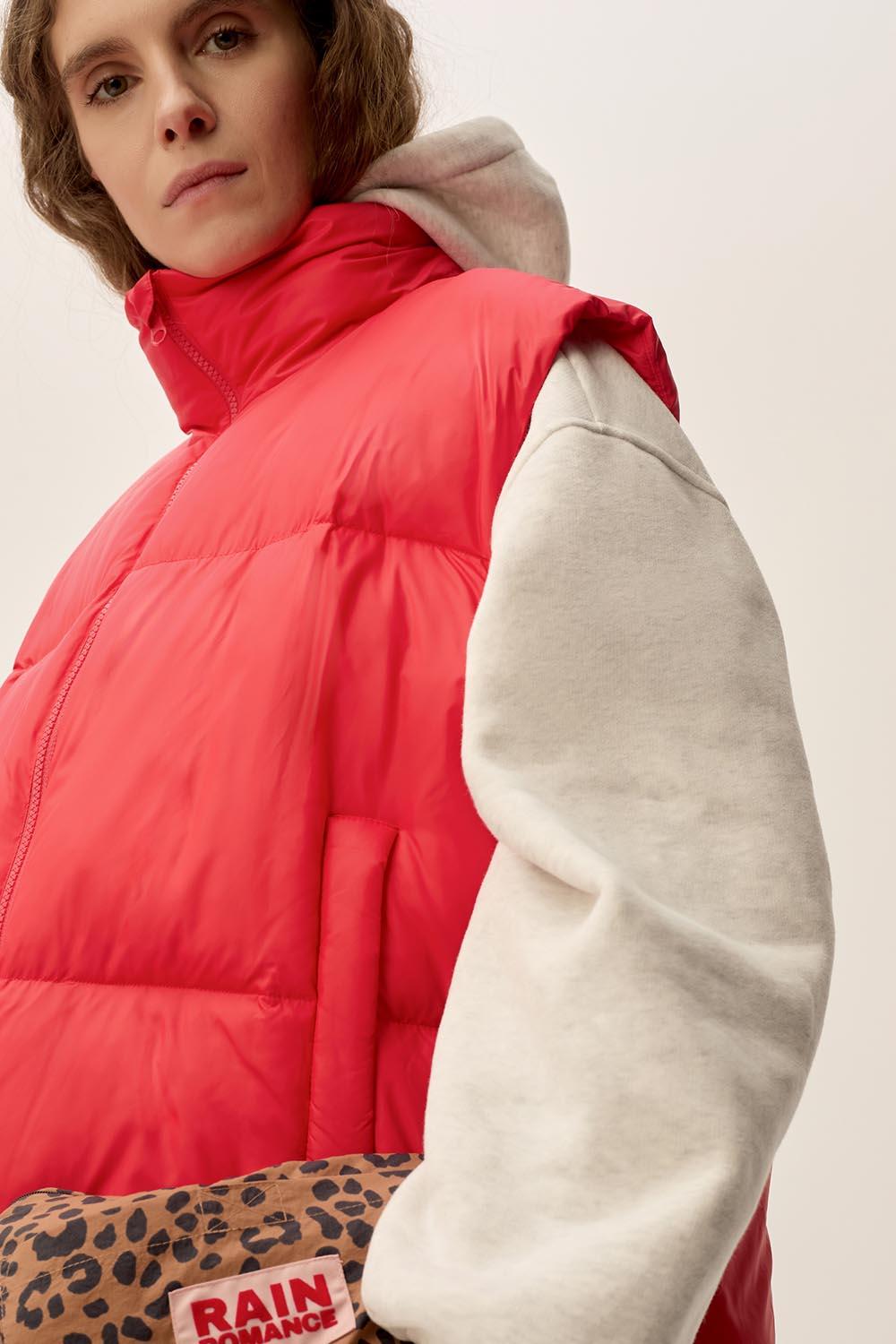 Des Petit Hauts Doudoune Yoshi Tomate