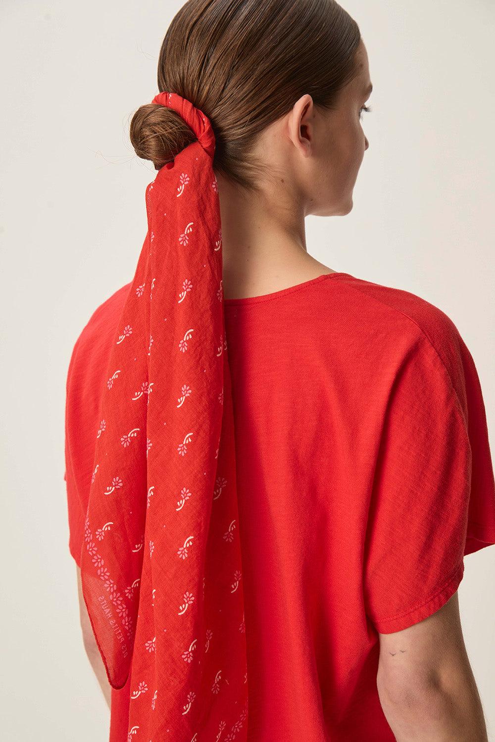 des petit hauts FOULARD Nychette Thylan Rouge