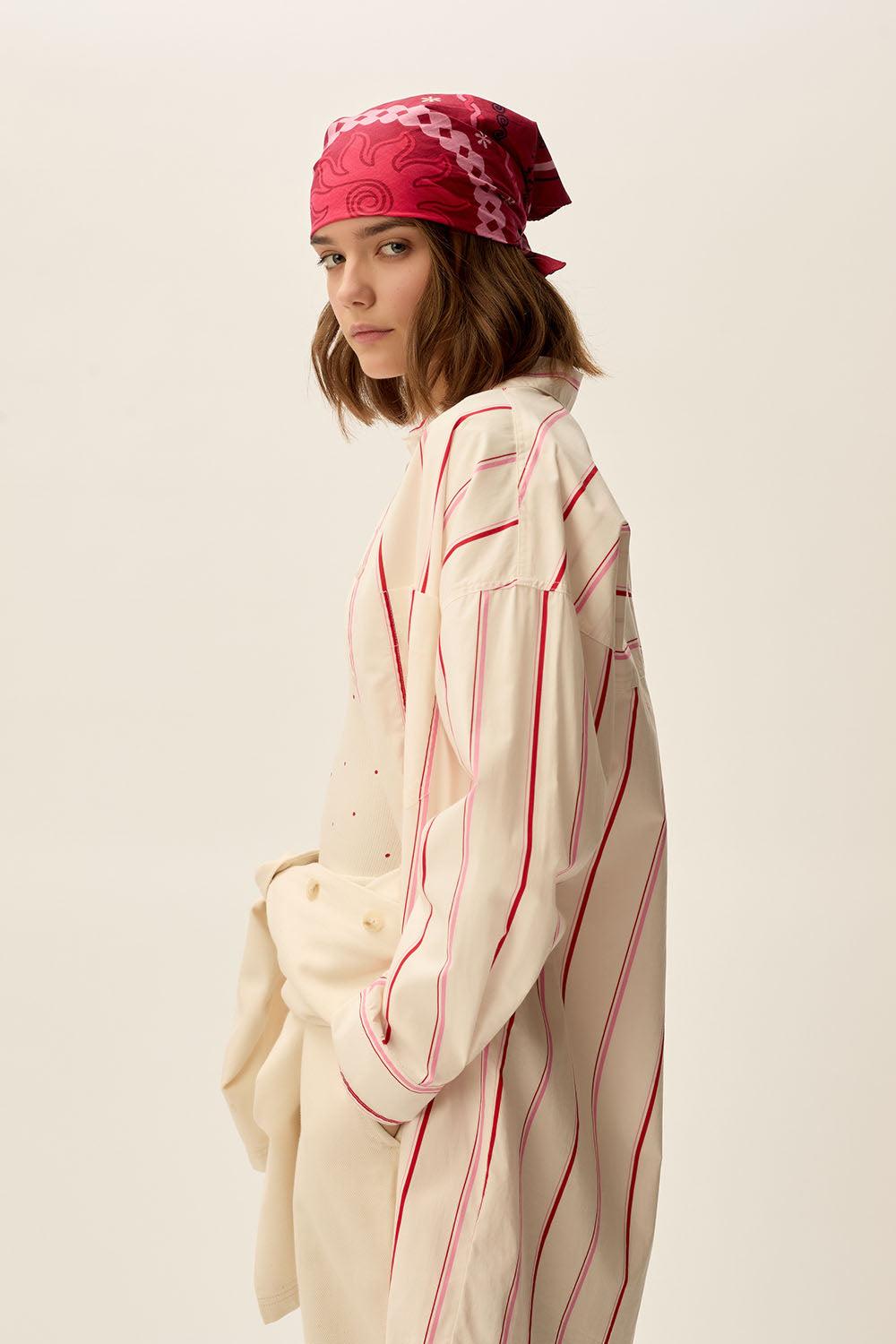 Des Petit Hauts FOULARD Nymette Bandana Burgundy