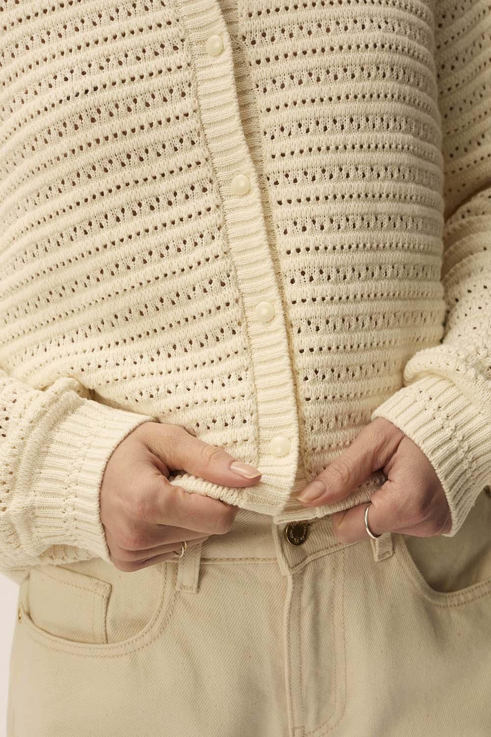 Des Petit Hauts Gilet Adrien Creme