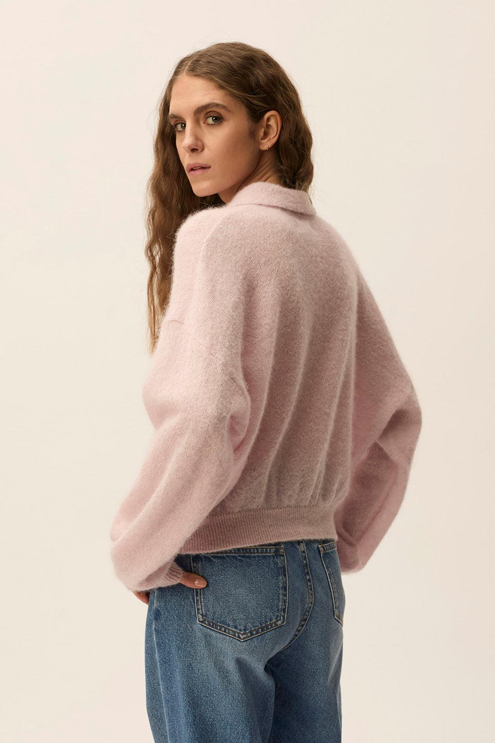 Des Petit Hauts Gilet Anastasia Lilas