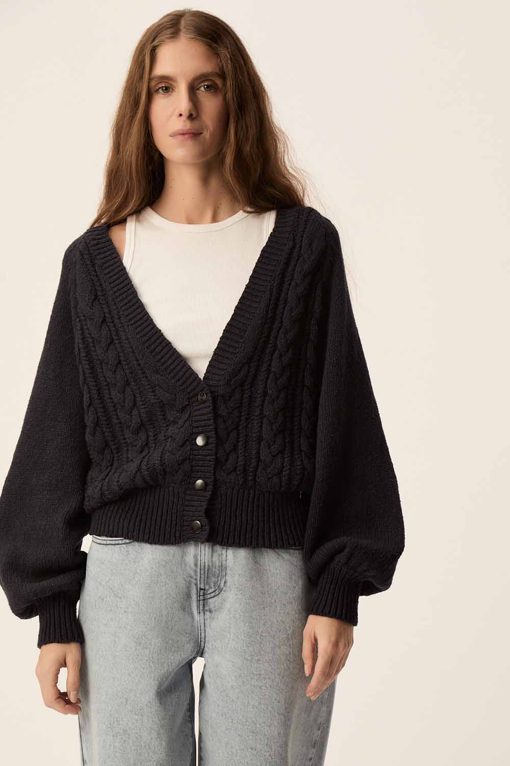 Des Petit Hauts Gilet Basile Marine