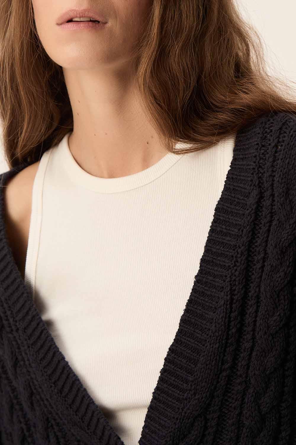 Des Petit Hauts Gilet Basile Marine