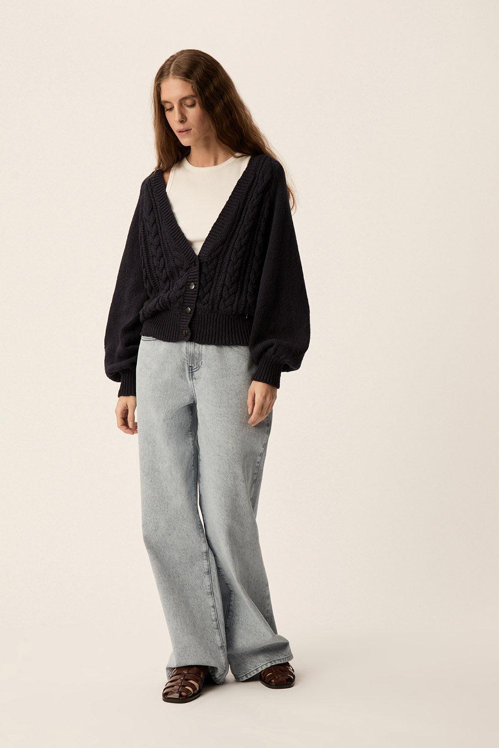 des petit hauts Gilet Basile Marine