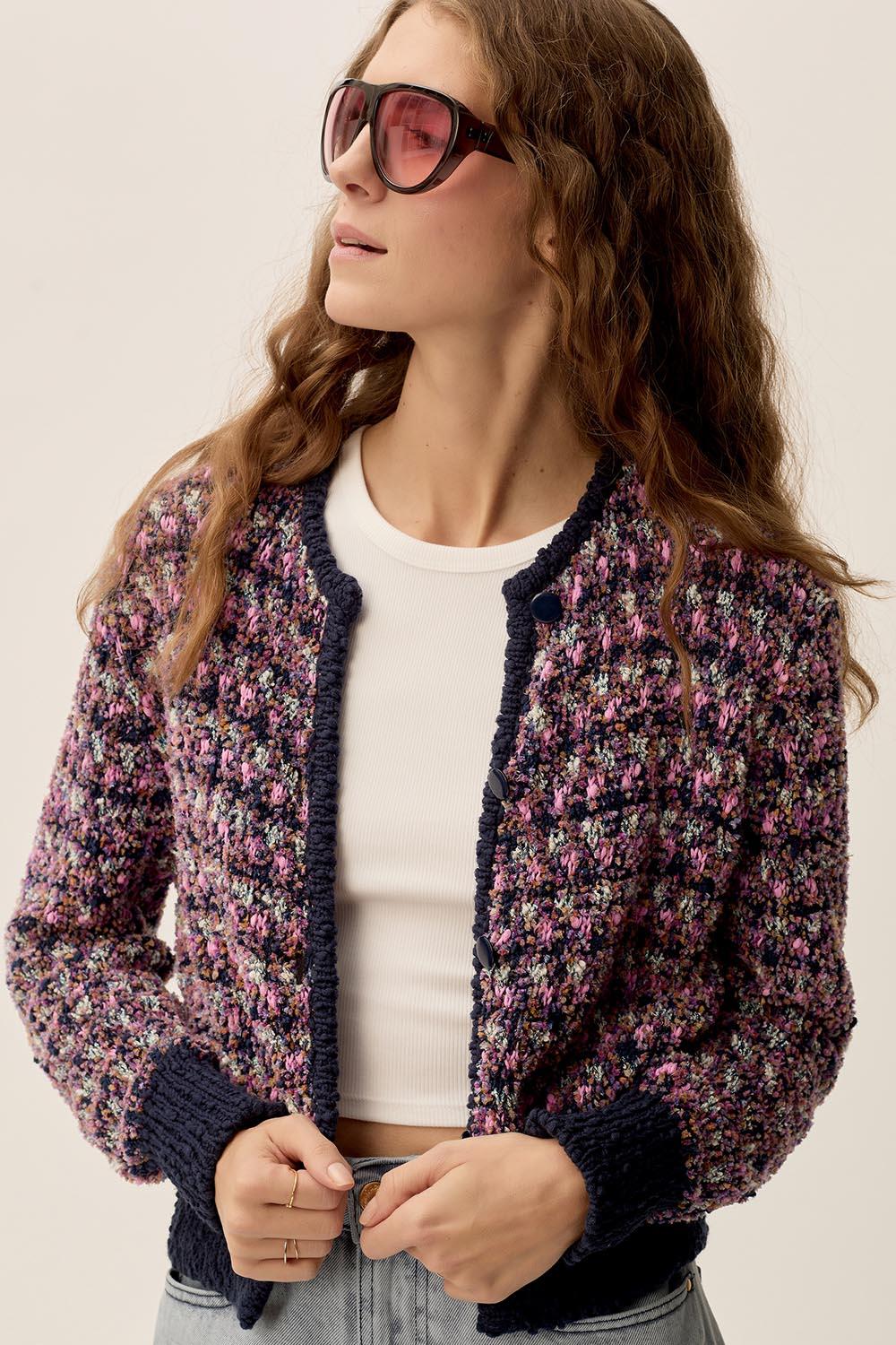 Des Petit Hauts Gilet Benito Multico Confettis