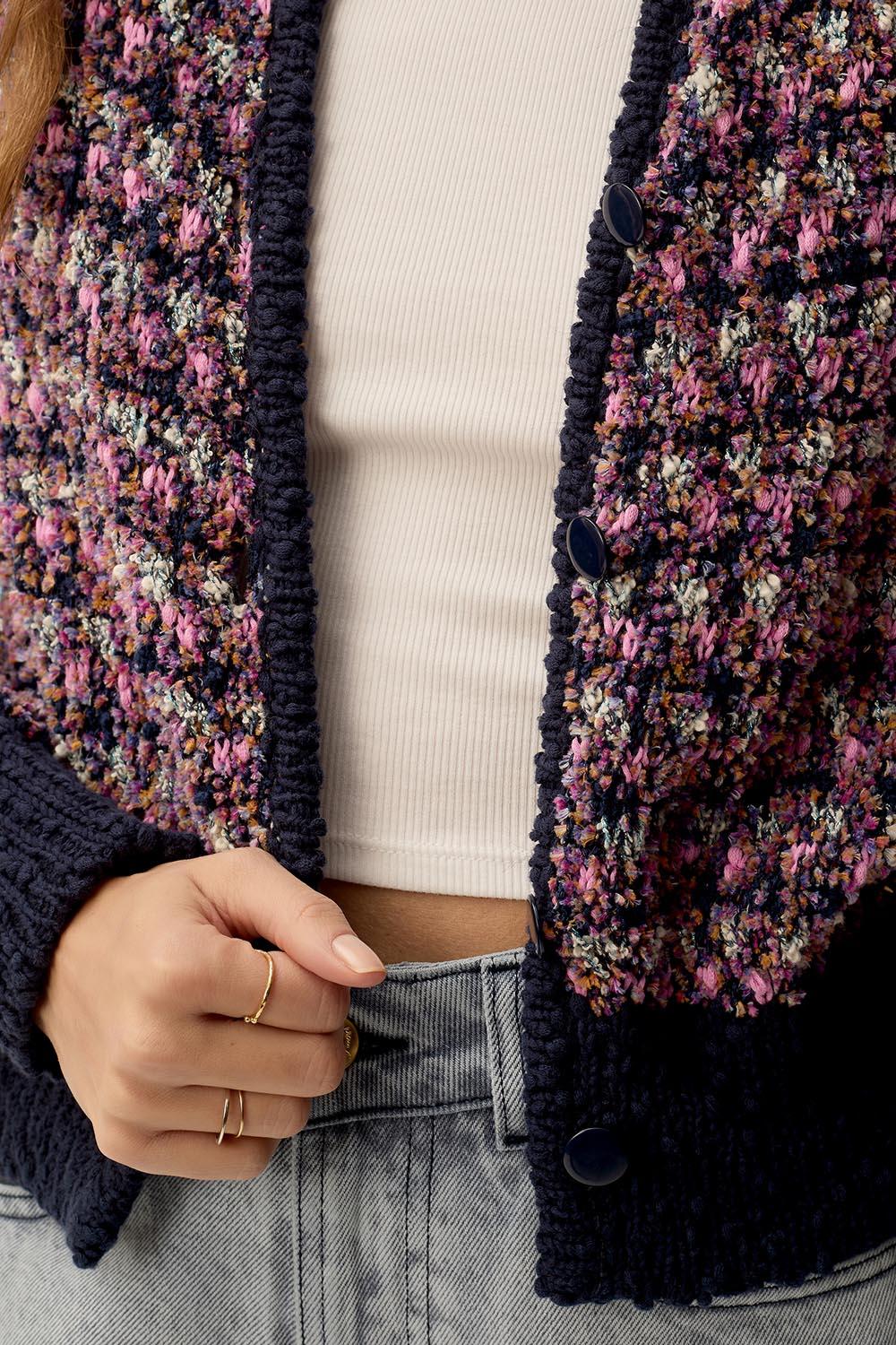 Des Petit Hauts Gilet Benito Multico Confettis
