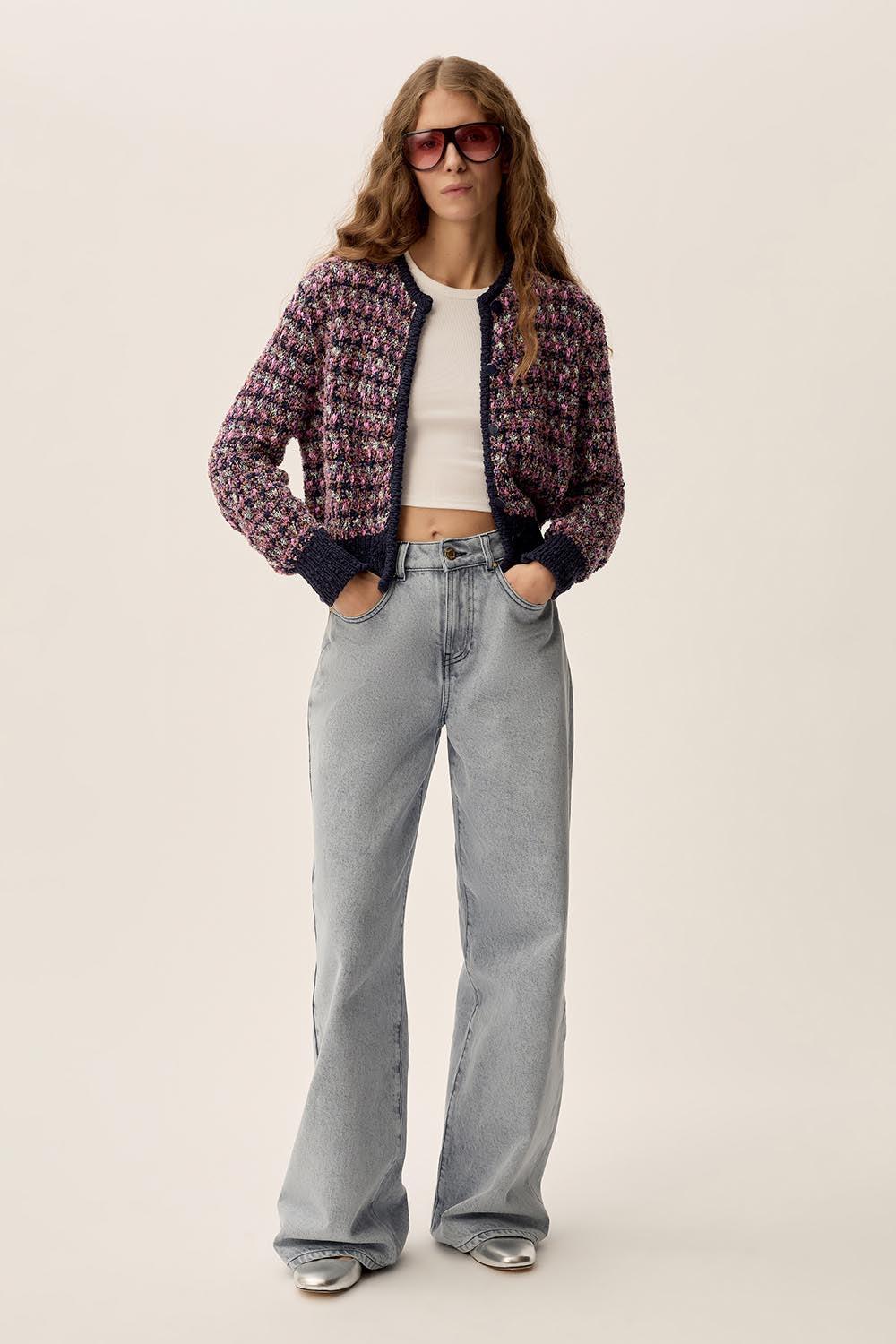 Des Petit Hauts Gilet Benito Multico Confettis