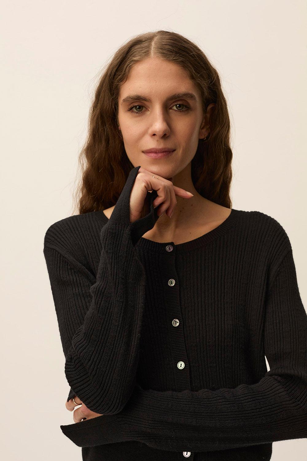 Des Petit Hauts Gilet Ciena Noir