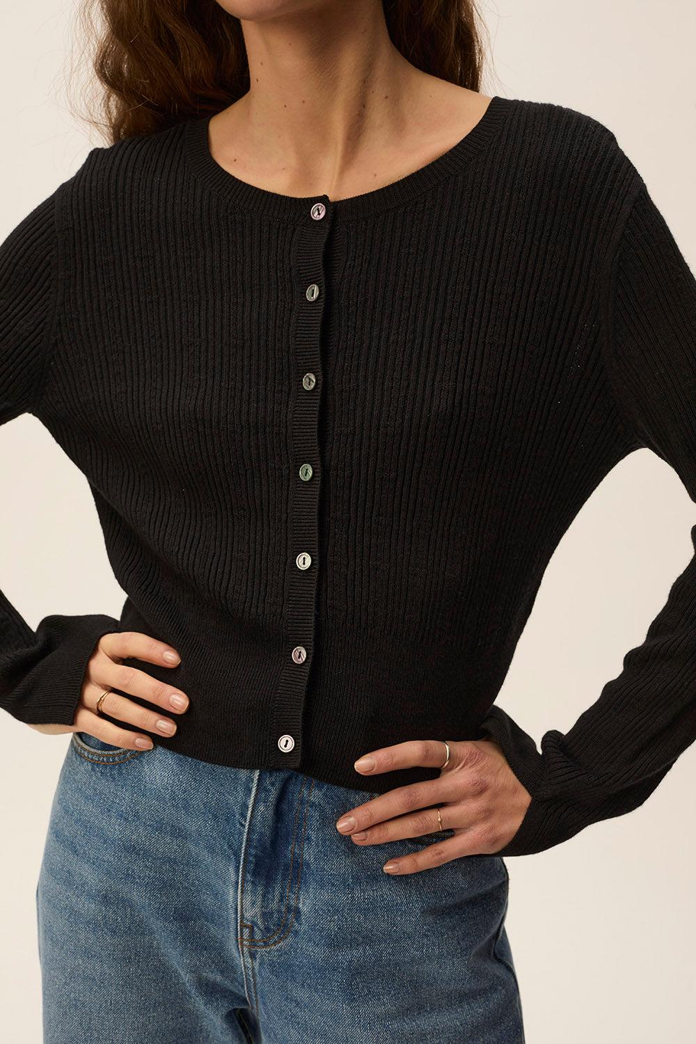 Des Petit Hauts Gilet Ciena Noir