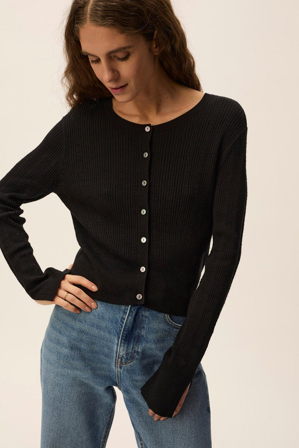 des petit hauts Gilet Ciena Noir