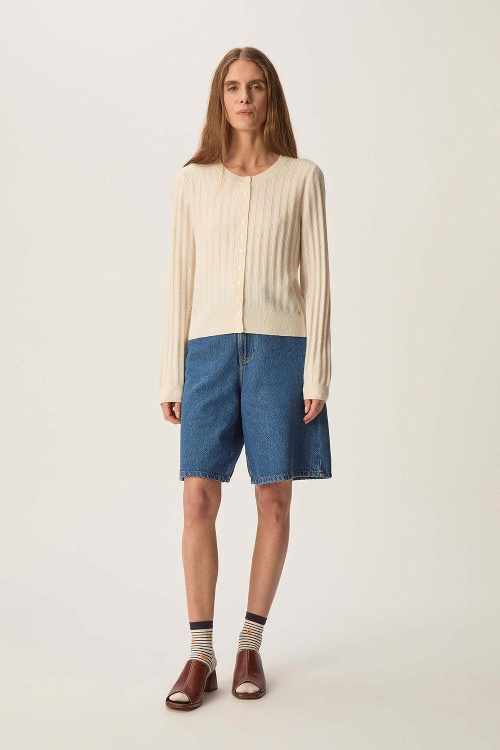 Des Petit Hauts Gilet Colombia Ecru