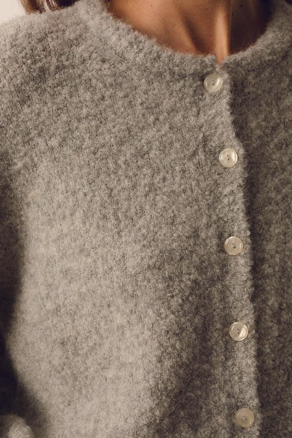 Des Petit Hauts Gilet Cristie Gris Chine