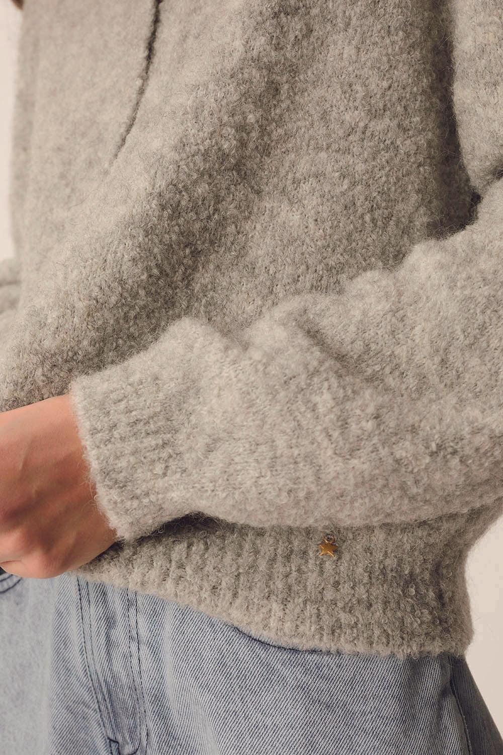 Des Petit Hauts Gilet Cristie Gris Chine