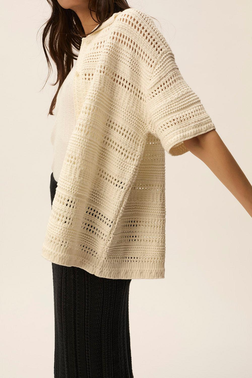 Des Petit Hauts Gilet Dexter Creme