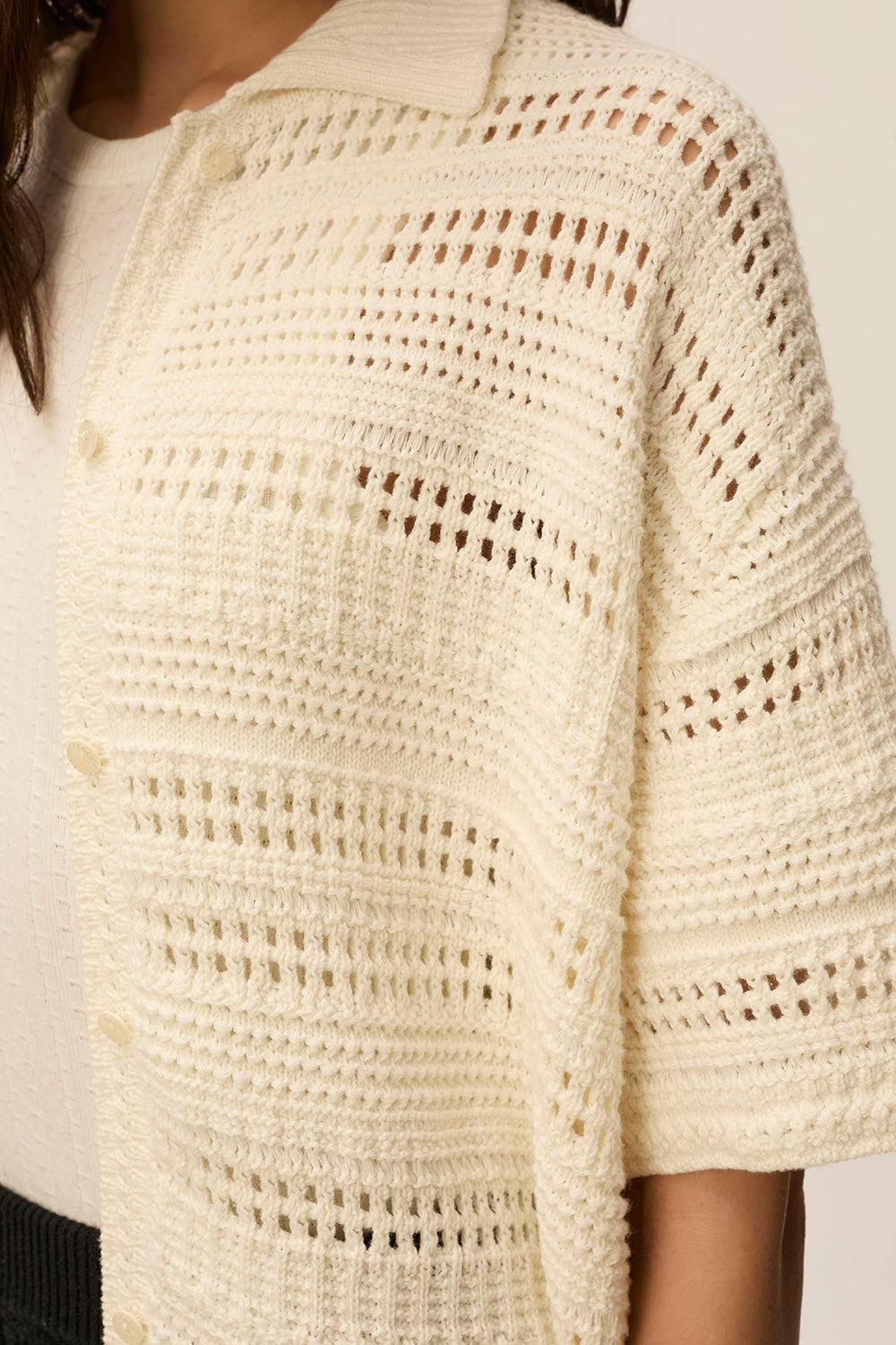 Des Petit Hauts Gilet Dexter Creme