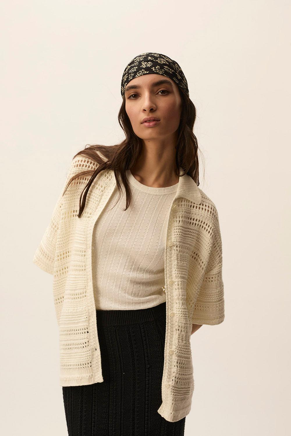 Des Petit Hauts Gilet Dexter Creme