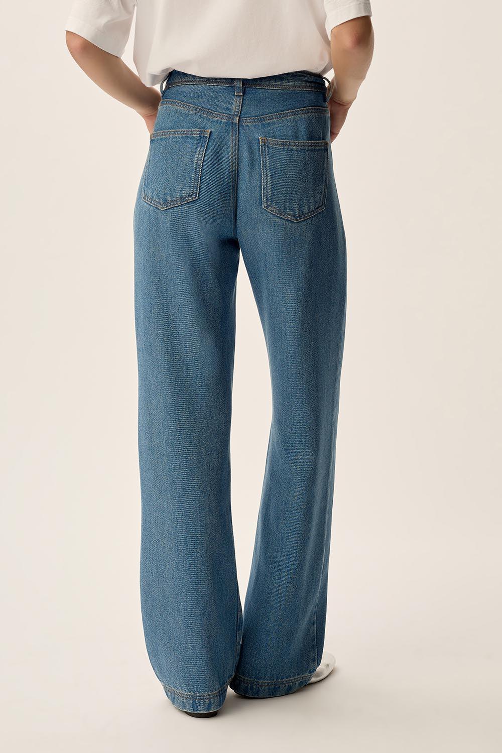 Des Petit Hauts Jean Louizi Lyocell Middle Blue