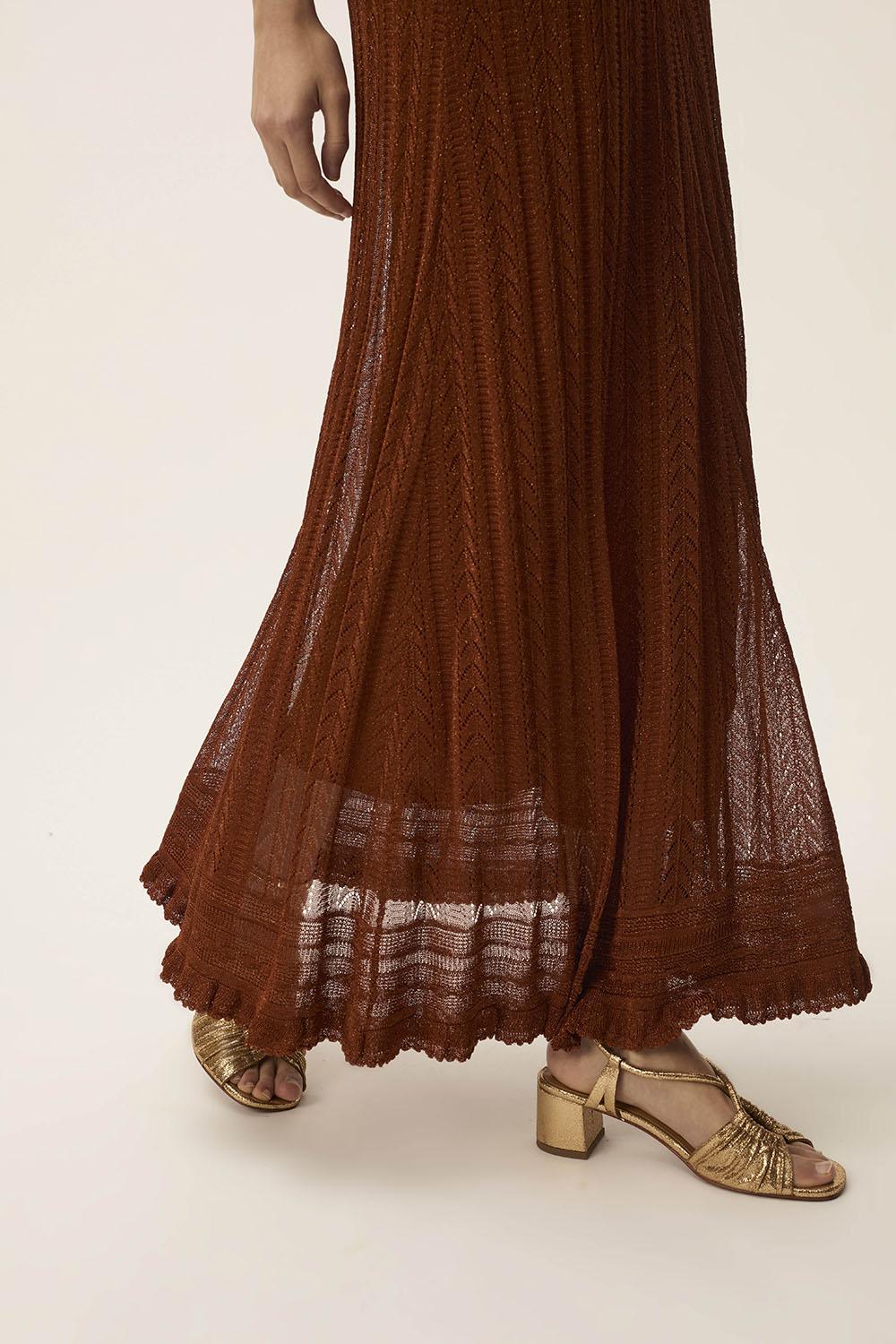 Des Petit Hauts Jupe Daisy Cajou