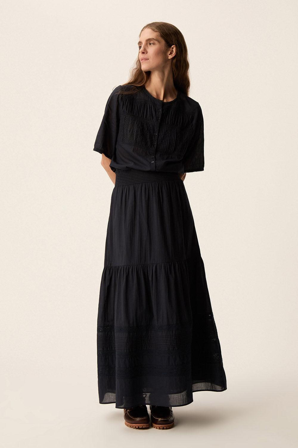Des Petit Hauts Jupe Salome Marine