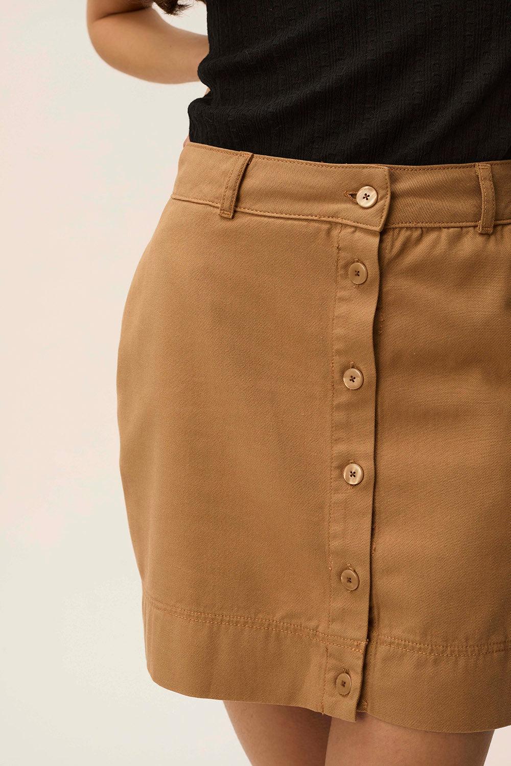 Des Petit Hauts Jupe Thomato Tabac