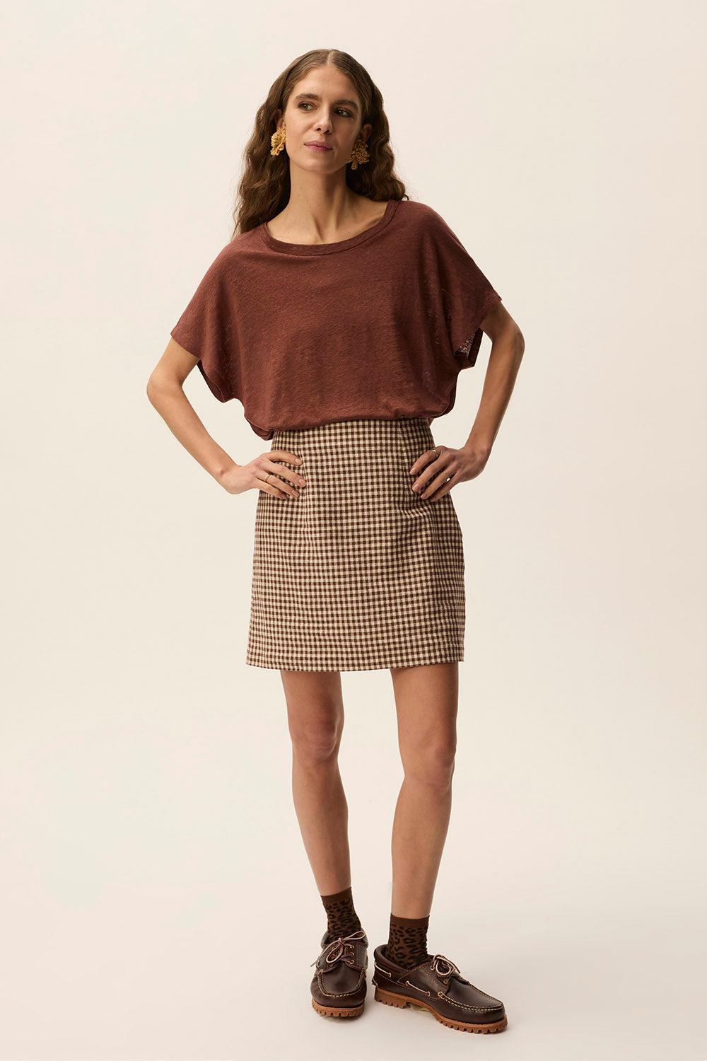 Des Petit Hauts Jupe Ugus Vichy