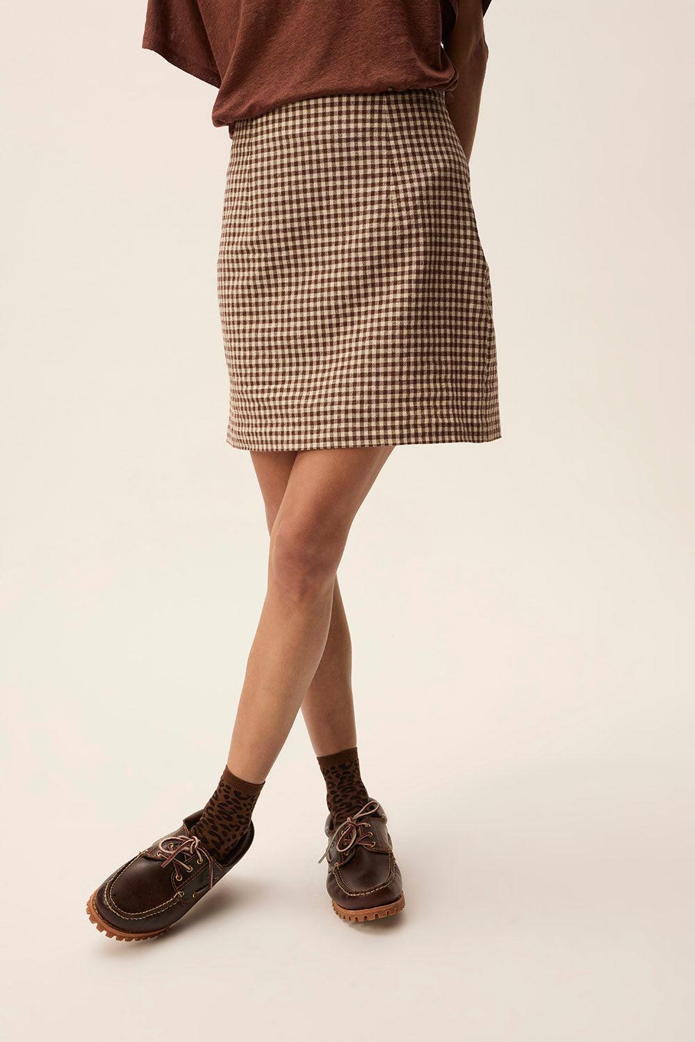 des petit hauts Jupe Ugus Vichy