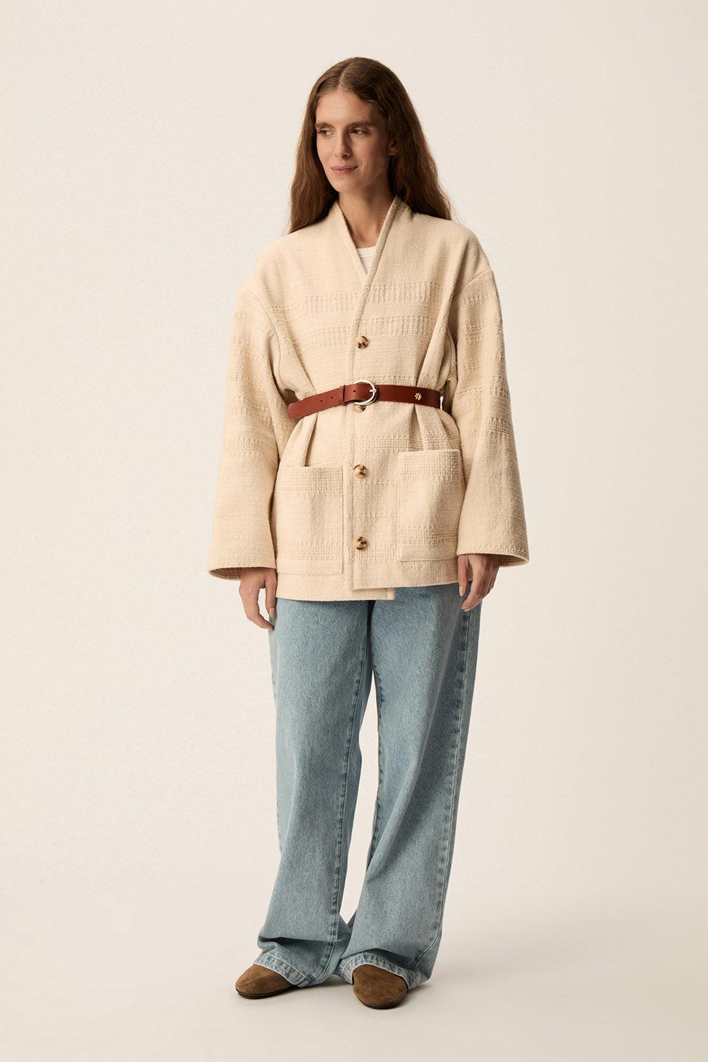 des petit hauts Manteau Yoana Creme