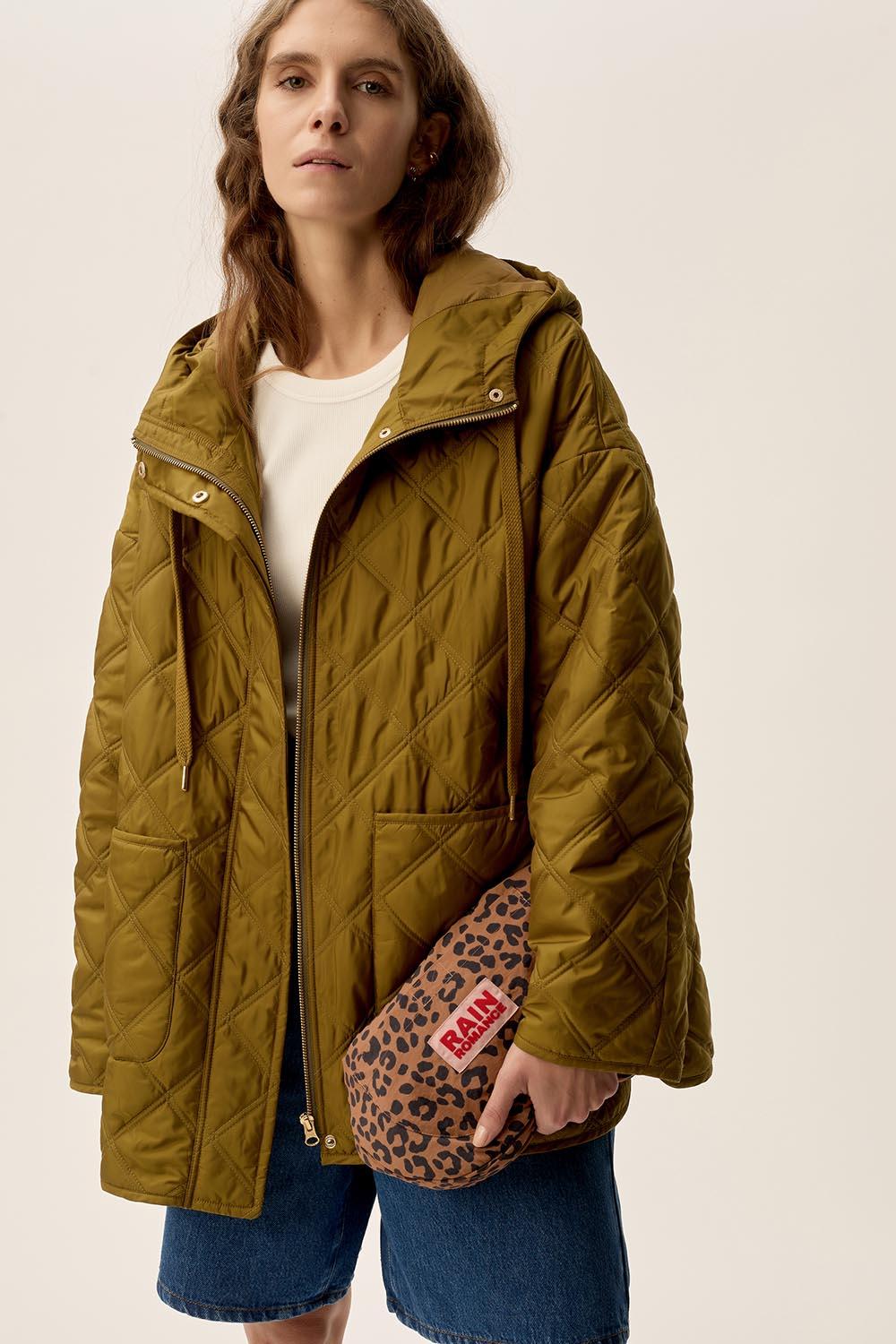 Des Petit Hauts Manteau Yoko Olive